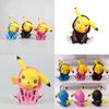 Pikachu Auto Dekoration Camouflage Outfit PVC Actionfigur Modell Kuchen Dekoration