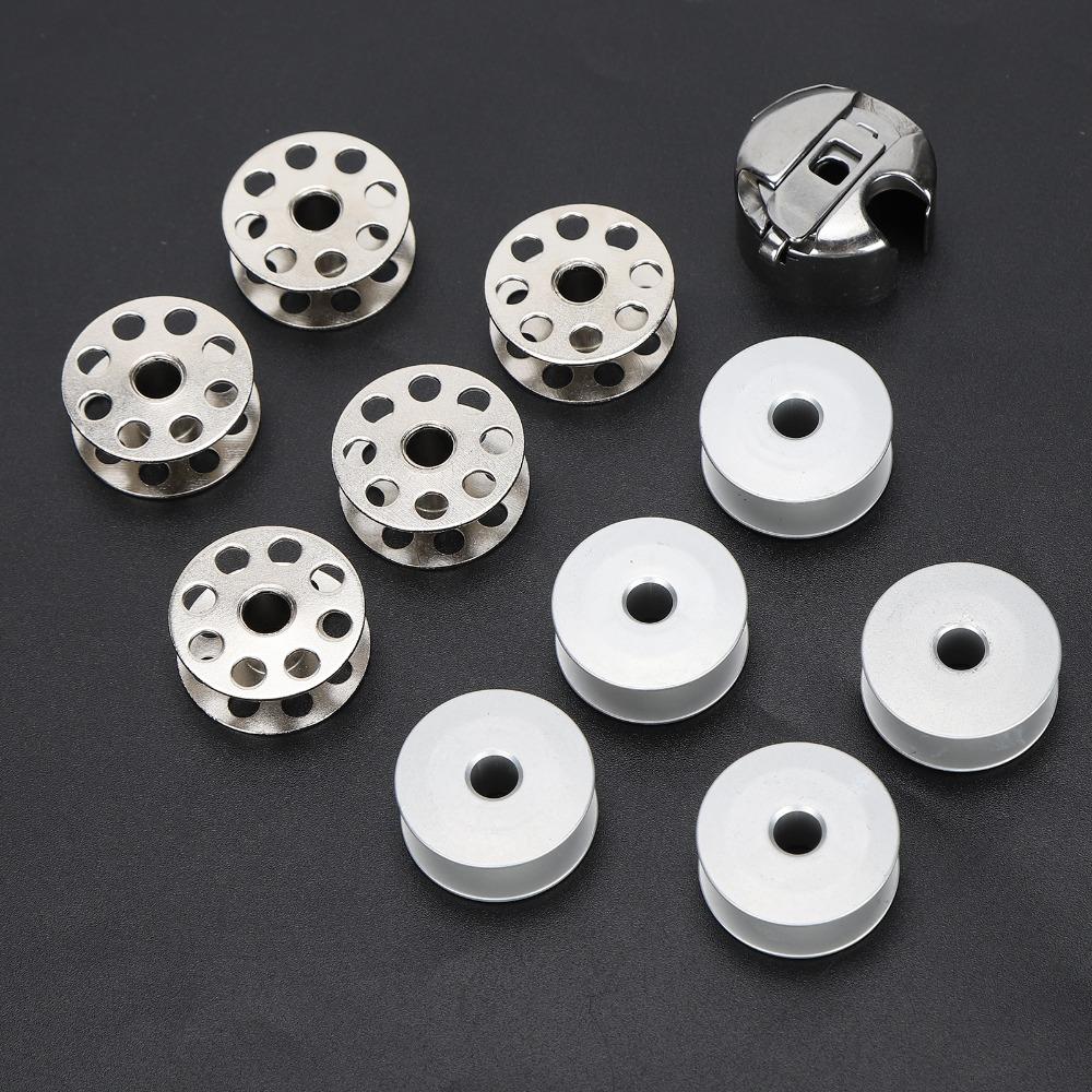 11pcs Professional Bobbin Case Aluminum Industrial Sewing Machine Sewing Bobbin  Industrial Sewing