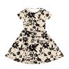Girl Summer Dress Color & Print Short Sleeve Dress With Pocket Casual Dress Shorts Sleeve Party Dress Easter Day