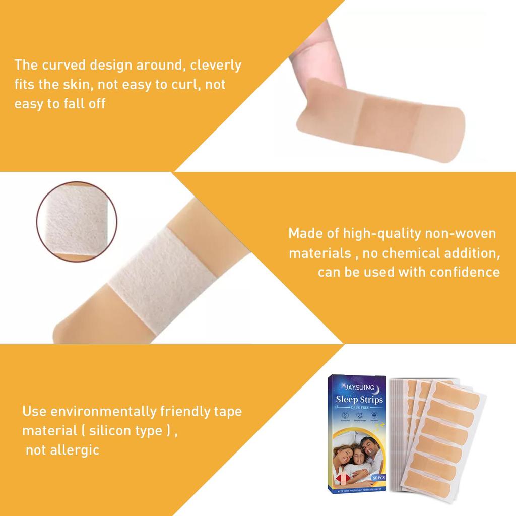 Stop Snoring Patch Improve Sleep Anti-Open Mouth Sleeping Snoring Snoring Adult Nighttime Stop Snoring Patch