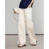 Women's Wide Leg Jeans with Front Slit