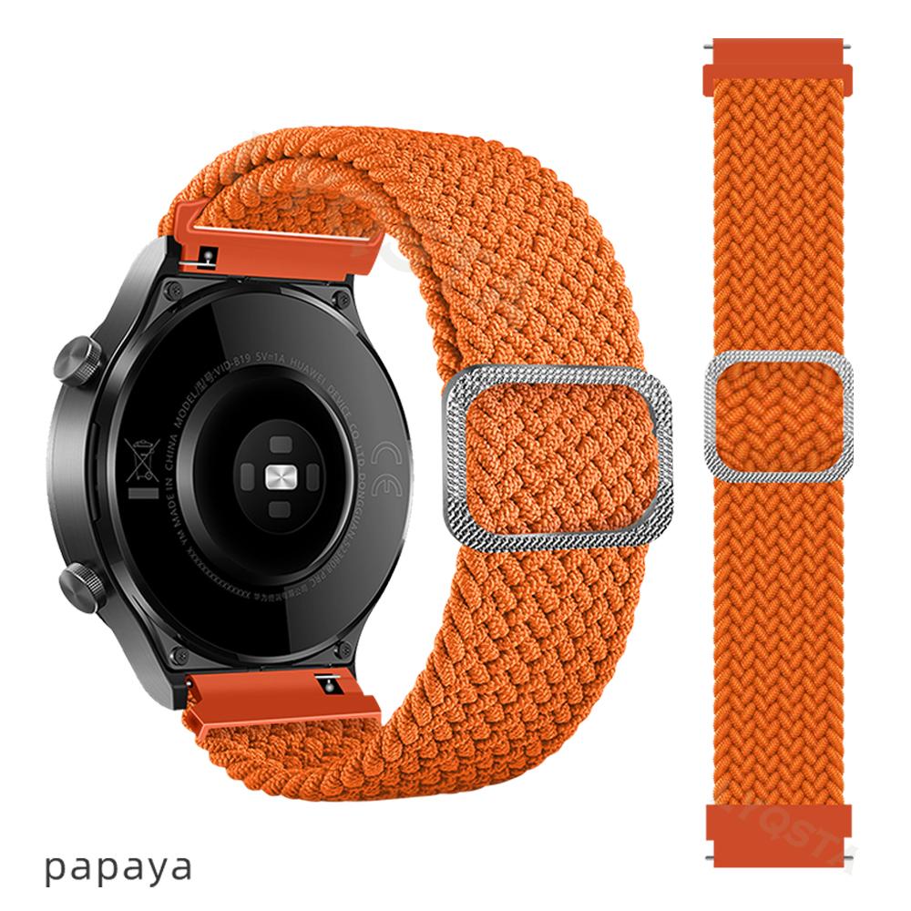 20/22mm Watchband For Garmin Venu SQ 2 Vivoactive 3/4 Strap Wristband For Forerunner 965 265 745 255 Braided Nylon Bracelet Belt