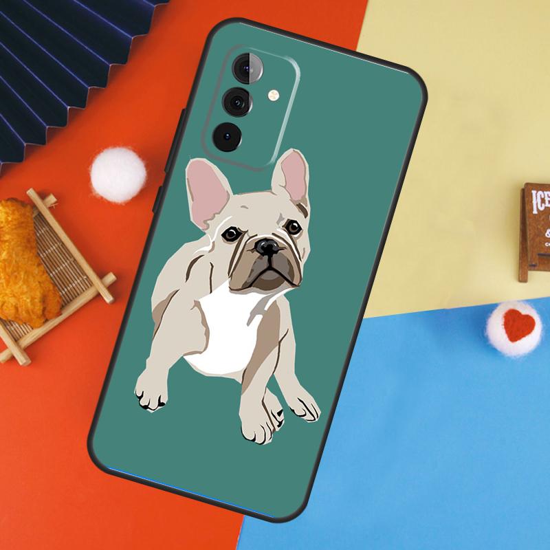 French Bulldog Dog Case For Samsung Galaxy A14 A34 A54 A55 A35 A15 A73 A53 A33 A23 A13 A12 A32 A52 A51 Cover