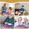 Wooden Loom Kit For Blankets- Extra Jumbo Chunky Yarn Crochet Knitting Tool, 39 Inch DIY Handmade Yarn Crafting Set