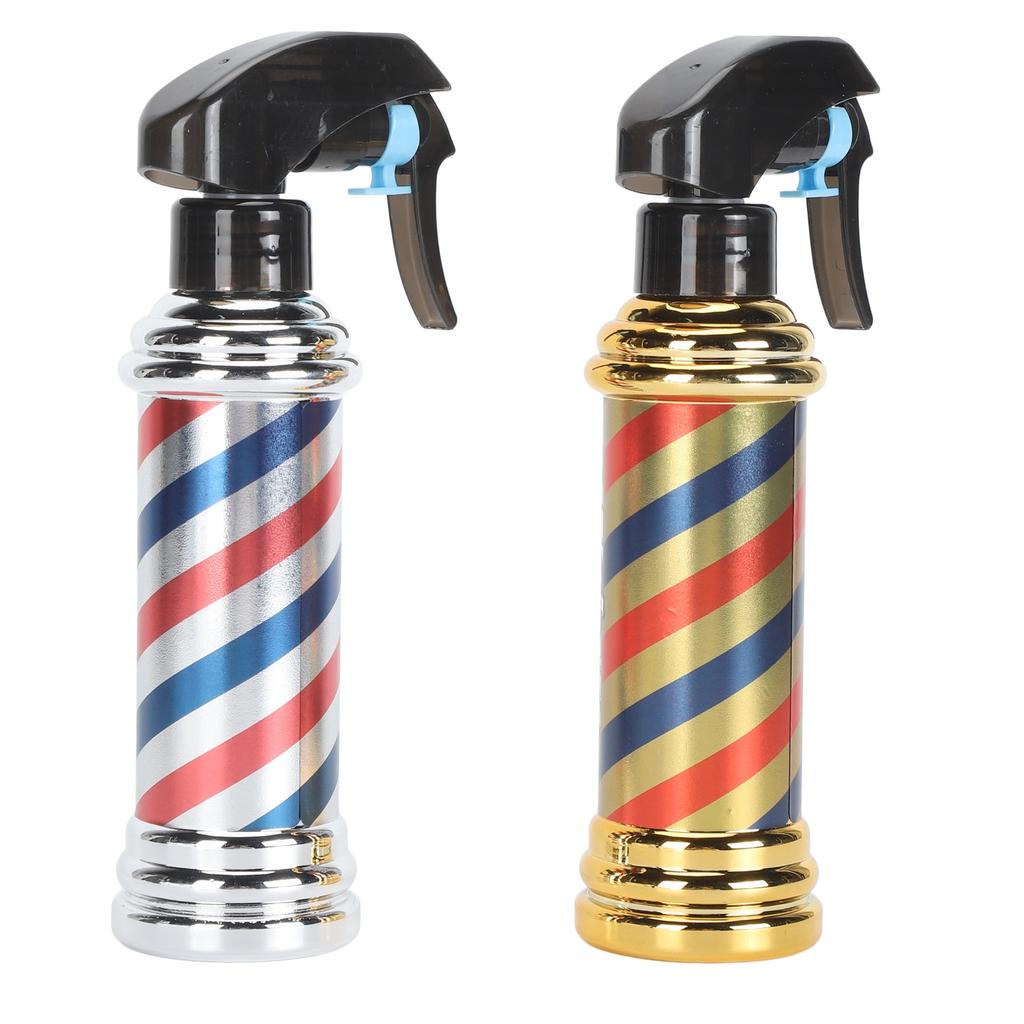 2Pcs Hair Spray Bottle Large Capacity Vintage Ergonomic Adjustable Multifunction Hair Mist Spray Bottle for Beauty Salon