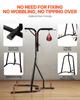 2 In 1 Heavy Duty Punching Bag Frame Boxing Punching Fitness Stand Steel