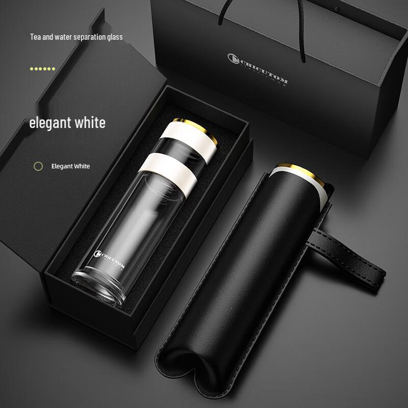 SX Smart Temp Display Tea Infuser Glass Bottle