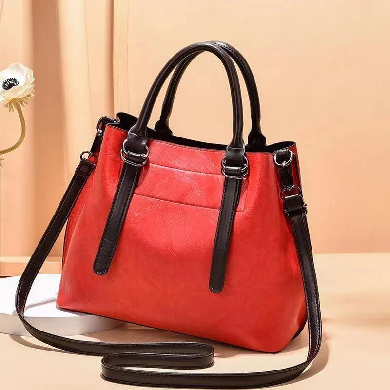 Women PU HandBag Women Belt Single Shoulder Bags Casual Totes Solid Color Soft Messenger Bag
