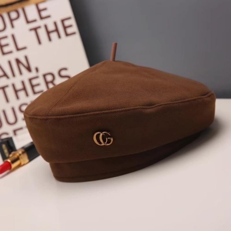 Black High-end Beret Female Autumn and Winter New Face Small and Versatile Spring and Summer Star Anise Bud Hat Female