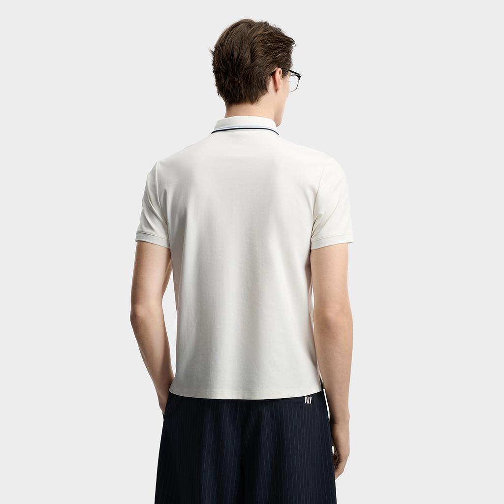 Fila Heritage Cool Feel Pullover Knit Polo Shirt Men Tops F11M628110F-WT