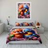 Cute Parrots With Cherry Blossoms Print Bedding Set 1 Duvet Cover 2 Pillowcases For Adult And Children Luxury Gift Full Size