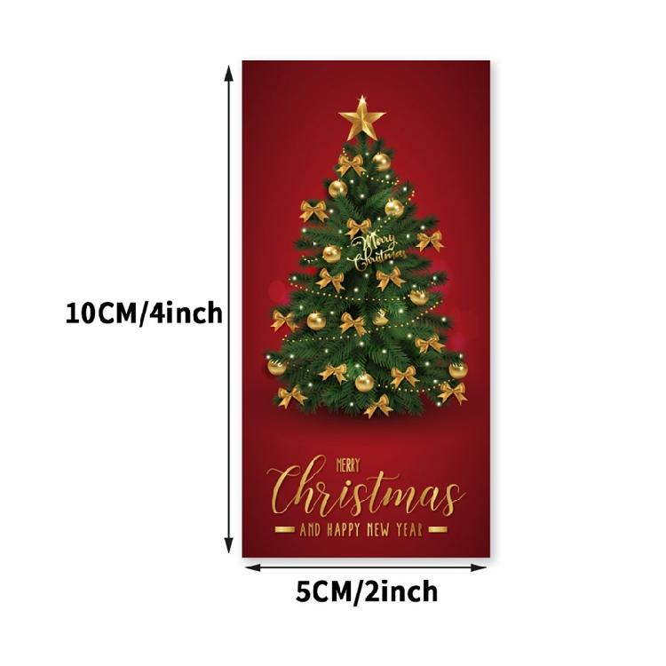 50 Blatt Frohe Weihnachten Siegelaufkleber Geschenkpapieretikett Aufkleber Geschäftsbedarf