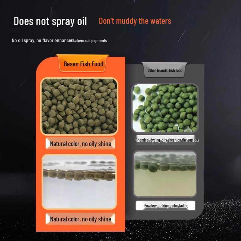 BESSN Schwimmende Goldfischpellets für Ranchu & Löwenkopffische
