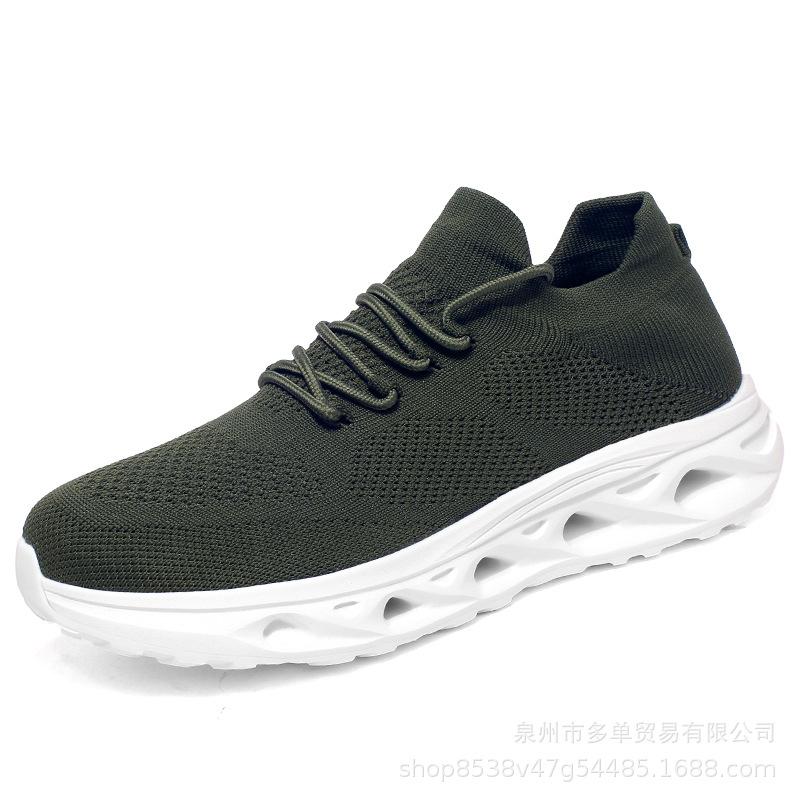 Comfortable and breathable mesh shoes, light cushioning low-top soft-soled sports shoes, outdoor casual trendy shoes