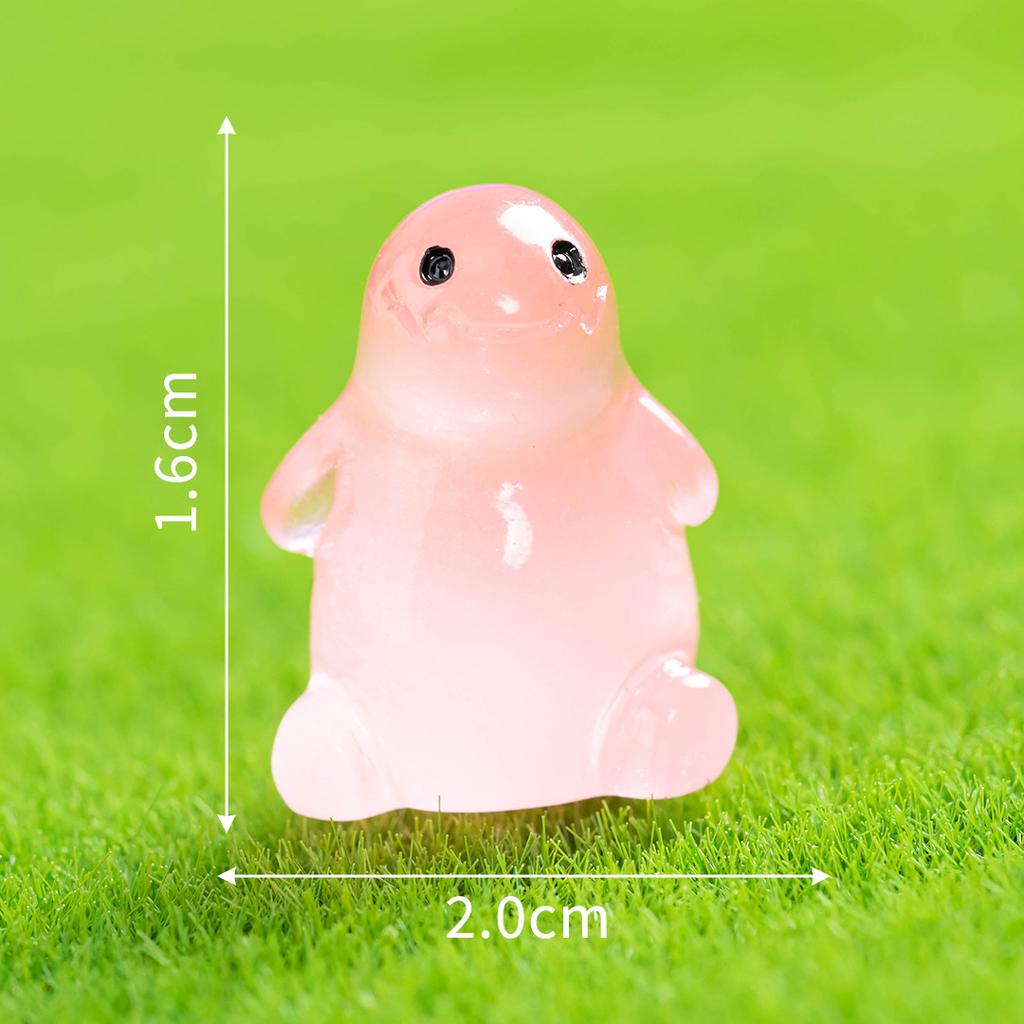 Mikro-Landschaft Cartoon Niedlich Leuchtend im Dunkeln Godzilla Tier Ornament DIY Dekorative Accessoires Schreibtisch Auto Ornament