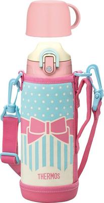 Thermos Vacuum Insulated 2-Way Bottle 830ml/800ml Ribbon Pink FHO-800WF RBP