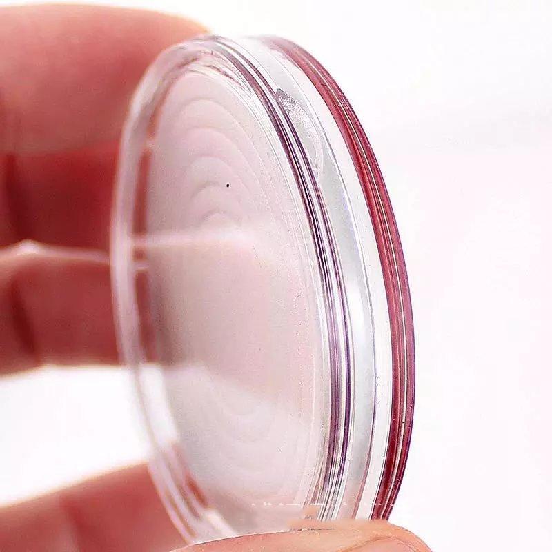 Holder Coin Capsule Container Business gifts Round Plastic Storage Box Case 2018