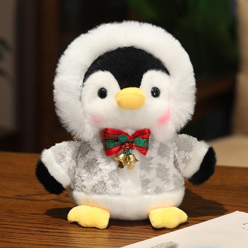 Cute Christmas Penguin Doll Plush Toy Aquarium Little Penguin Doll Children's Ragdoll Christmas Gift