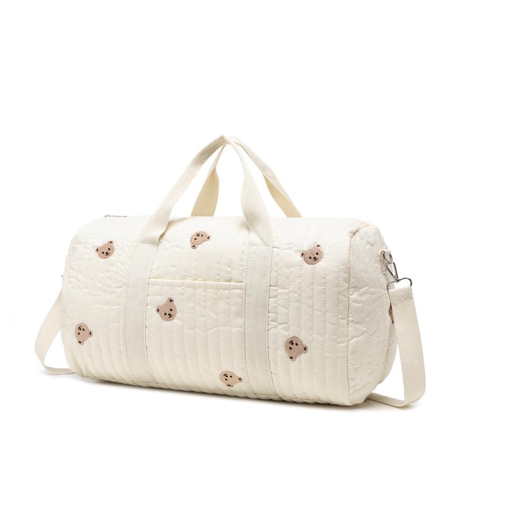 Embroidered Mommy Bag Maternity Travel Tote Baby Items Organizer Large Capacity Baby Diaper Bag Women Crossbody Bags