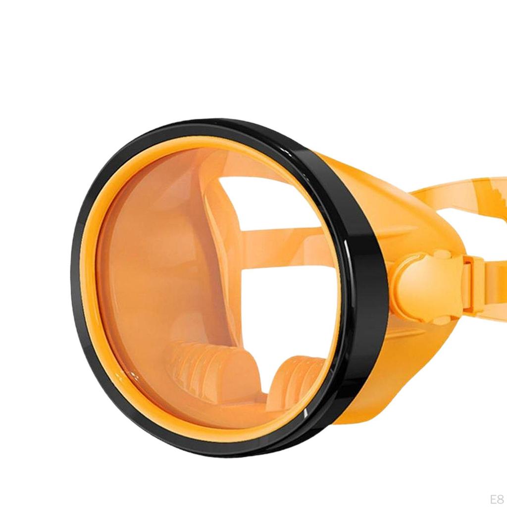 Compact Scuba Goggles for Freediving with Silicone And Glass