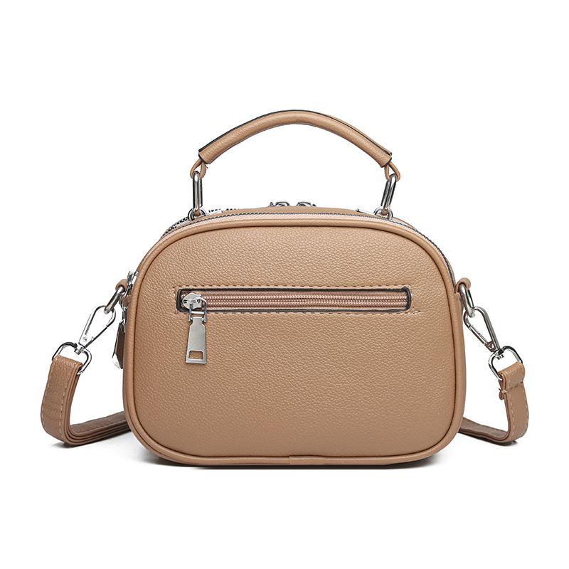 Damen Casual Handtasche Henkeltaschen PU-Leder Damen Umhängetasche Schultertasche Weibliche Handy-Tasche