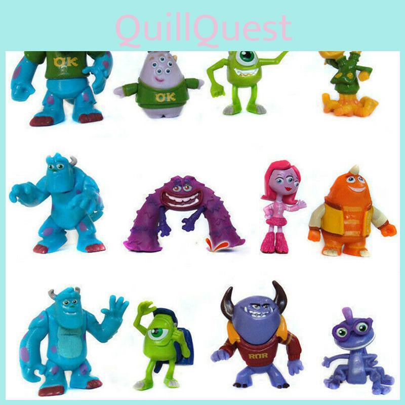 Monsters Pcs 12 University Sully Mike Anime Action Figure Kids Xmas Gift Toy