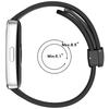 Silicone Watch Band for Huawei Band 10/10 NFC/9/9 NFC/8/8 NFC Holes Design Breathable Magnetic Buckle Strap