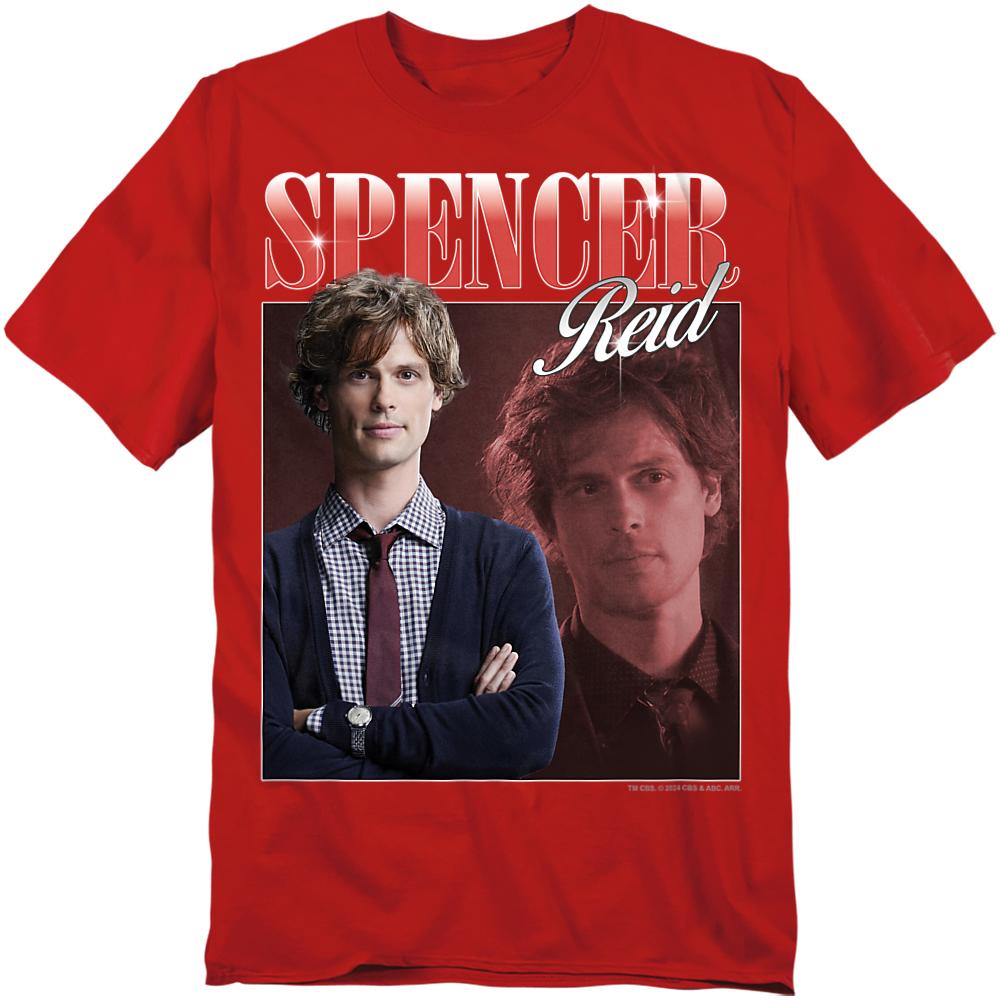 Criminal Minds Unisex Adult Spencer Reid Bootleg T-Shirt