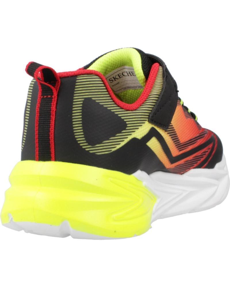 Kids Sneakers Skechers Red S-Lights Flex-Glow Ultra