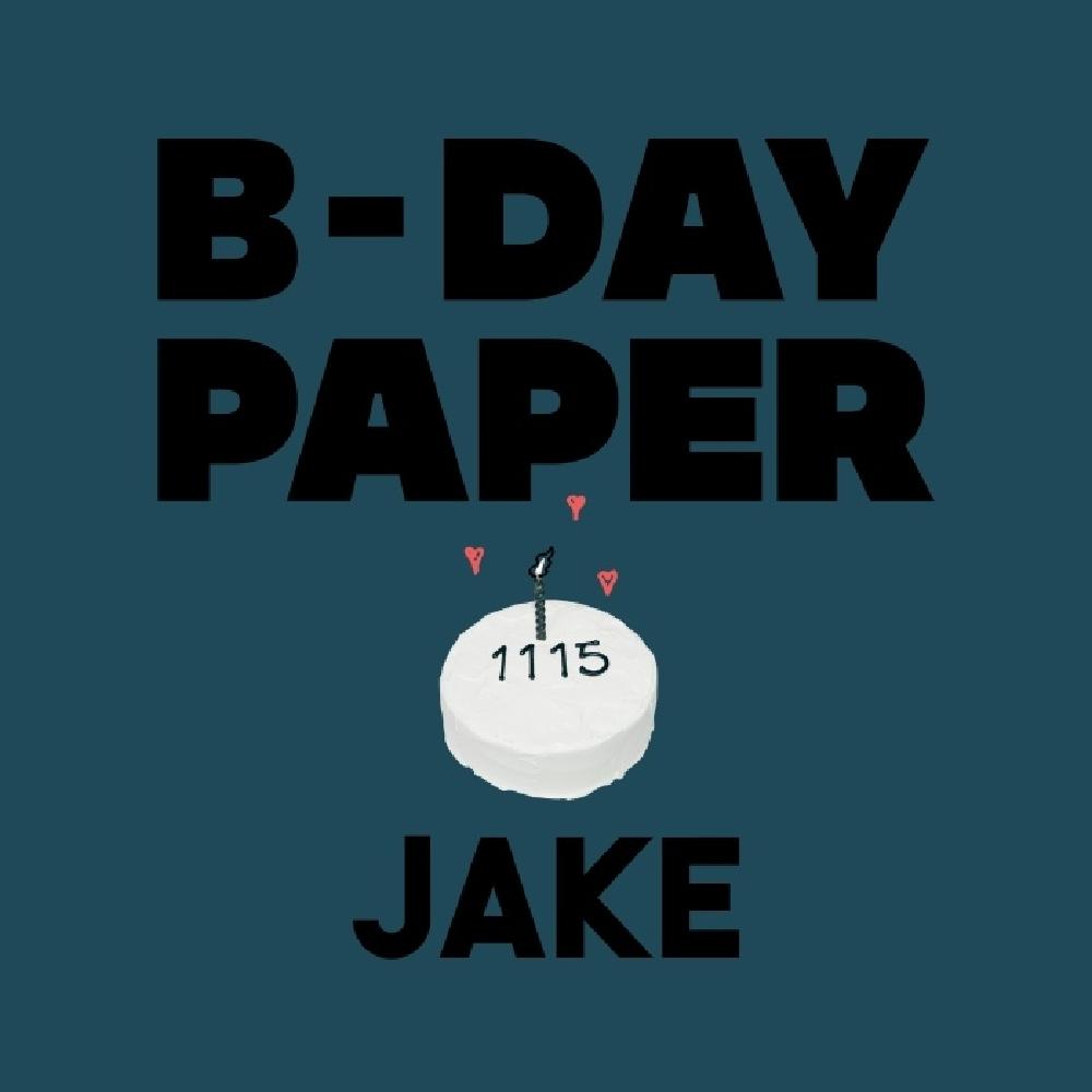 

2-й предварительный заказ ENHYPEN JAKE B-DAY Paper