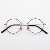 Alloaiweeo [Alo Basic] Al8201 0914G Round Black/Rose Gold Metal Glasses