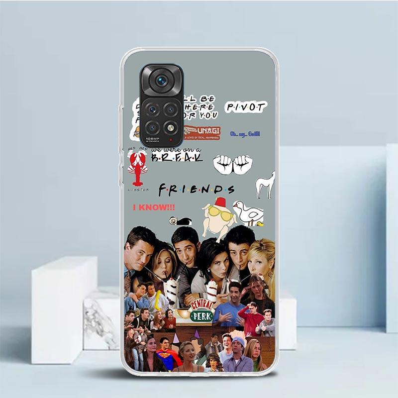 Friends Tv Show Funny Family Phone Case For Xiaomi Redmi Note 15 14 14S 13 12S 12 Pro Plus 11S 11 11T 11E 10S 10 + Soft TPU Back