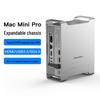 Док-станція Mac Mini M4: Корпус для M.2 NVMe SSD та Розгалужувач USB 3.2 10G Док-станція