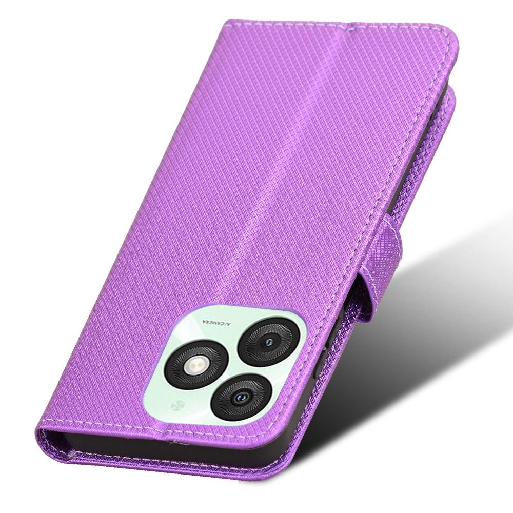 For itel A50 Case Diamond Texture PU Leather Phone Cover