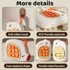 8 Key Cute Elephant Musical Phone Talking Learning Machine Toddler Toy Educational  Music Mobile Toy With Lights