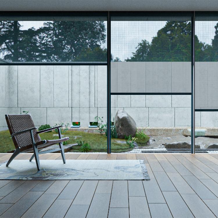 Outdoor Wholesale Custom Outdoor Windproof Zip Track Electric Motorized Roller Blinds