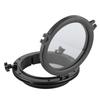 10in Marine Porthole Round Black Portlight Stalinite Window Universal for RV Boat Yacht