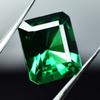 Authentic Green Garnet 9.45 Ct CERTIFIED Loose Gemstone Natural Emerald Shape A-05770