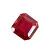 Natural Red Ruby Loose Gemstone Flawless 10x10mm Square Cut for Jewelry Making and Gem Collections