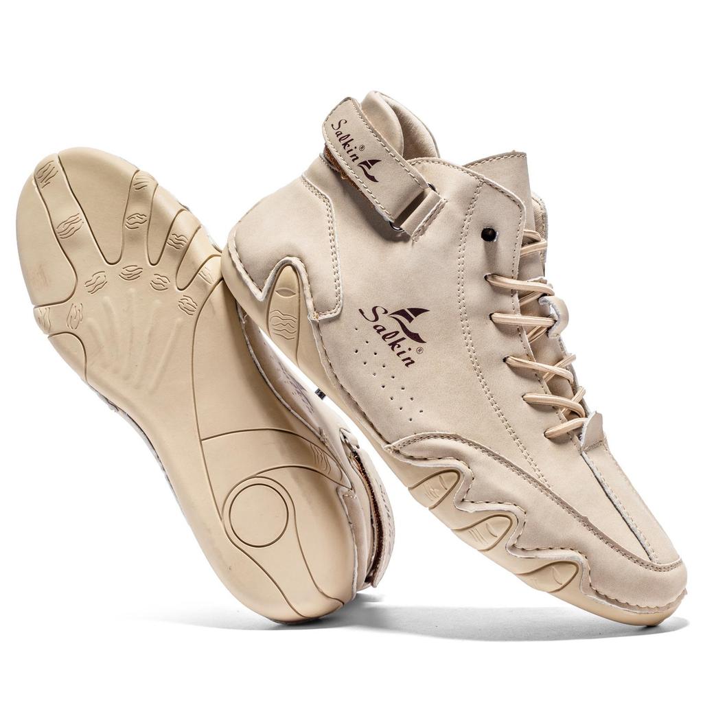 Men's High-Top Octopus Martin Boots: Warm Casual Fall/Winter Shoes