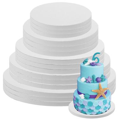 3 Stück 8 Zoll 10 Zoll 12 Zoll Kuchenplatten Mehrschichtige Runde Kuchenplatte für Hochzeit Geburtstagsparty Kuchen Präsentation Dekoration Weihnachts Backwerkzeuge