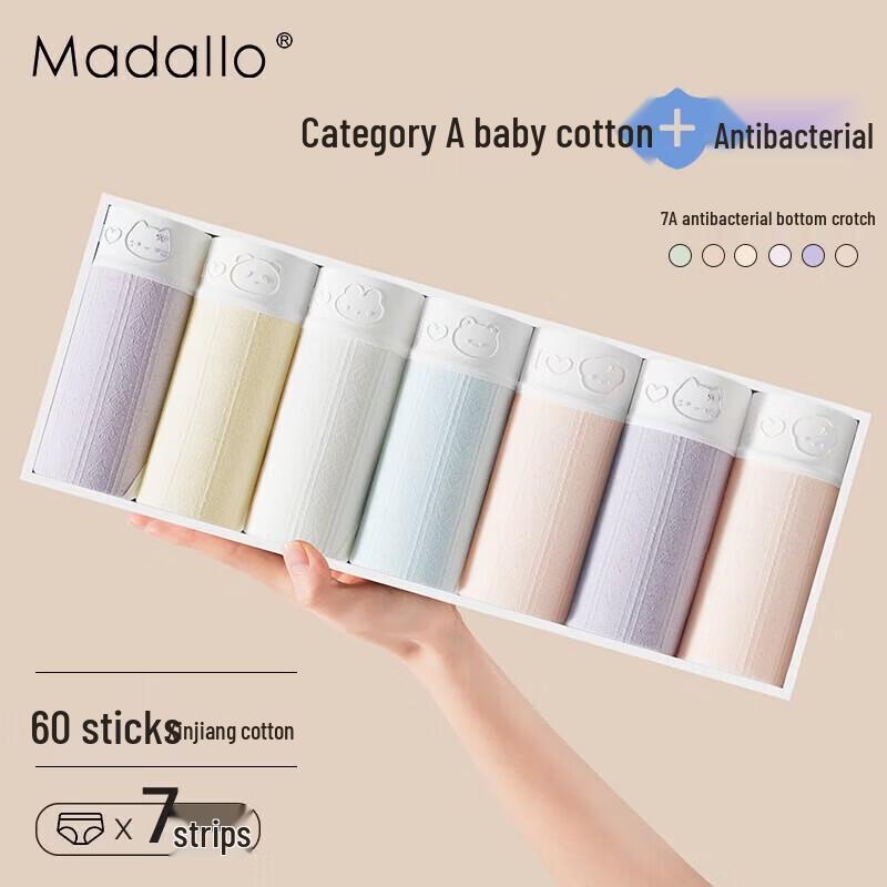 

Women s 7-Pack Pure Cotton Antibacterial Seamless Briefs