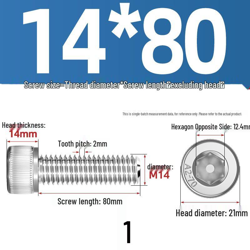 304 Stainless Steel Hex Socket Cap Screw with Extended Thread