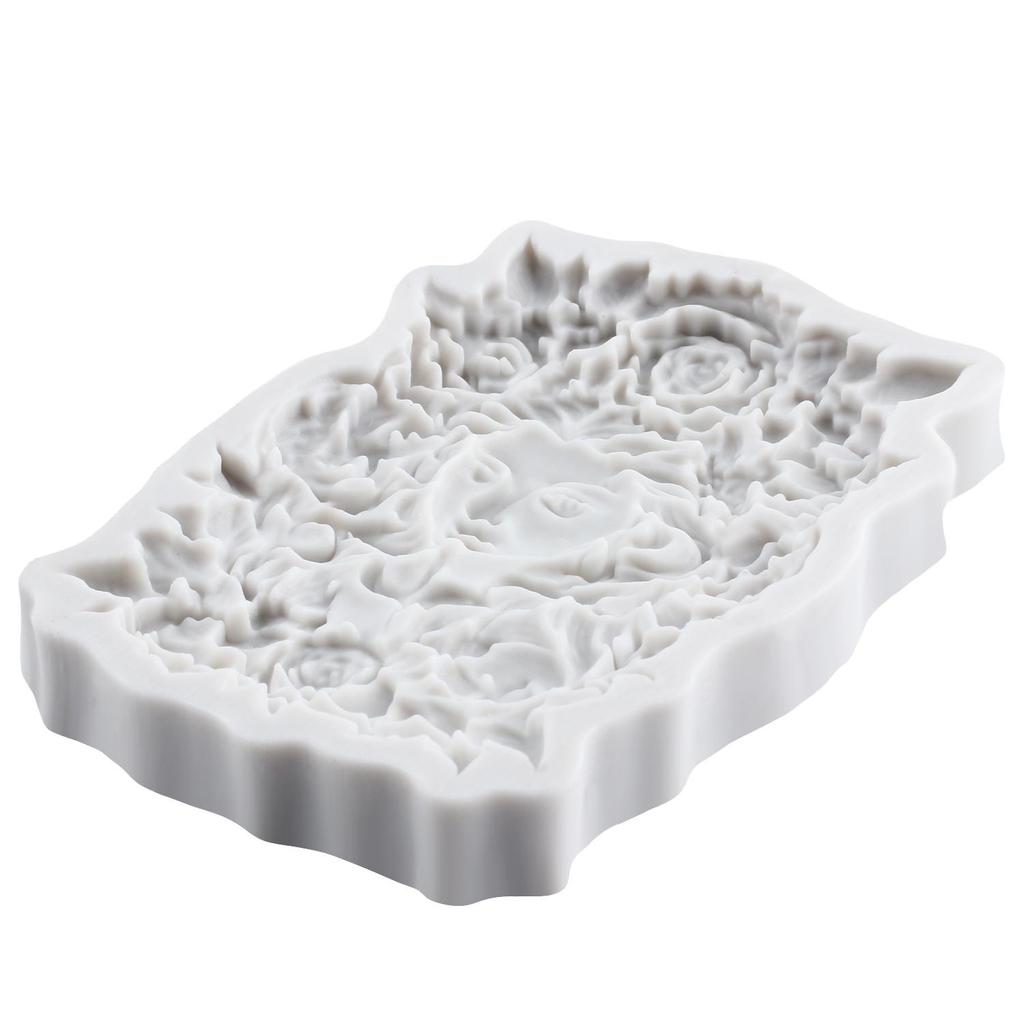 Flower Lady Silicone Mold Goddess Fondant Molds Cake Decorating Tools Theme Cake Dessert Decorated Chocolate Candy Mold