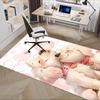 Cute Puppy ThemeLove Heart Chair Mat: Office Carpet, Oversized Rug for Home Decor, Sofa Mat, Gift Idea for Any Room