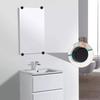 4 Pack Mirror Holder Clips Zinc Alloy for Bathroom Use Designed for 3mm to 5mm Glass Thickness Chic Black Finish