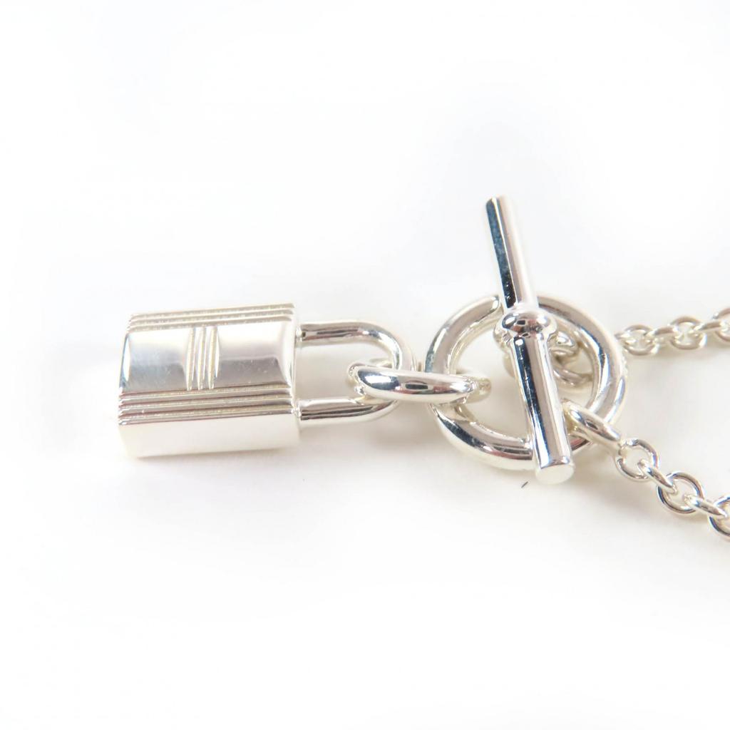 Excellent HERMES Necklace Amulet Cadena Silver AG925 Women Used