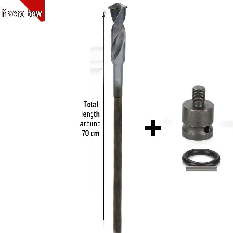 Electric Wrench Hole Saw for Wall Tiles, Alloy Drill Bit for Concrete, Insulation Board & Foam Brick Drilling