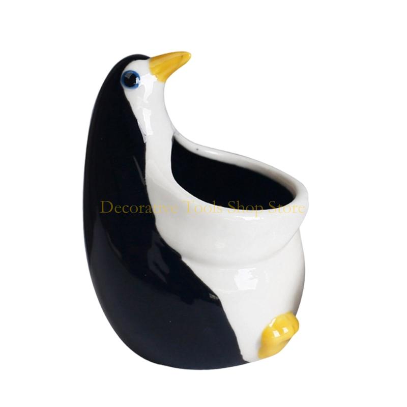 QX2E Ceramic Animal Fleshy Plant Flower Pot for Home Green Plant Potted Plant Personality Creative Ceramic Ornaments Home