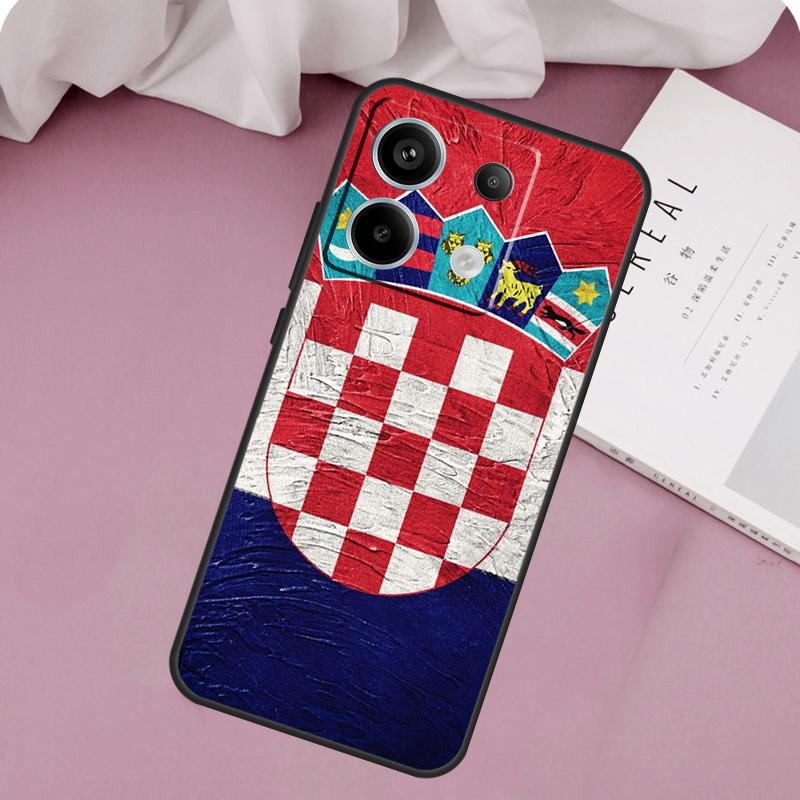 Custodia Bandiera Croazia Per Xiaomi Redmi Note 14 13 12 11 10 9 Pro 11S 12S Redmi 15C 14C 10C 12C 13C 15 Cover